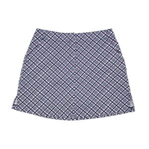 Lady Hagen Golf Skort Size 6 Athletic Skirt with Shorts Red White Blue Plaid